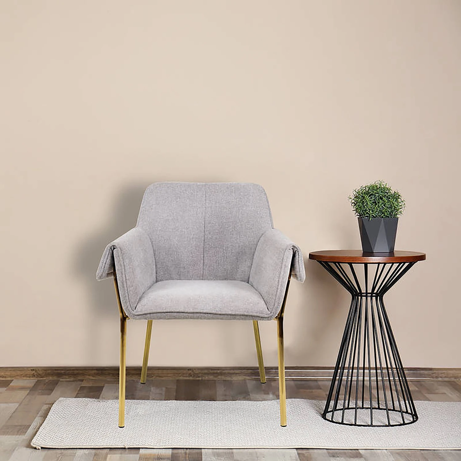 INSTYLE by Kayoom Armlehnenstuhl Kelsey - Lichtgrau 2 INSTYLE by Kayoom Armlehnenstuhl Kelsey - Lichtgrau – Bild 2