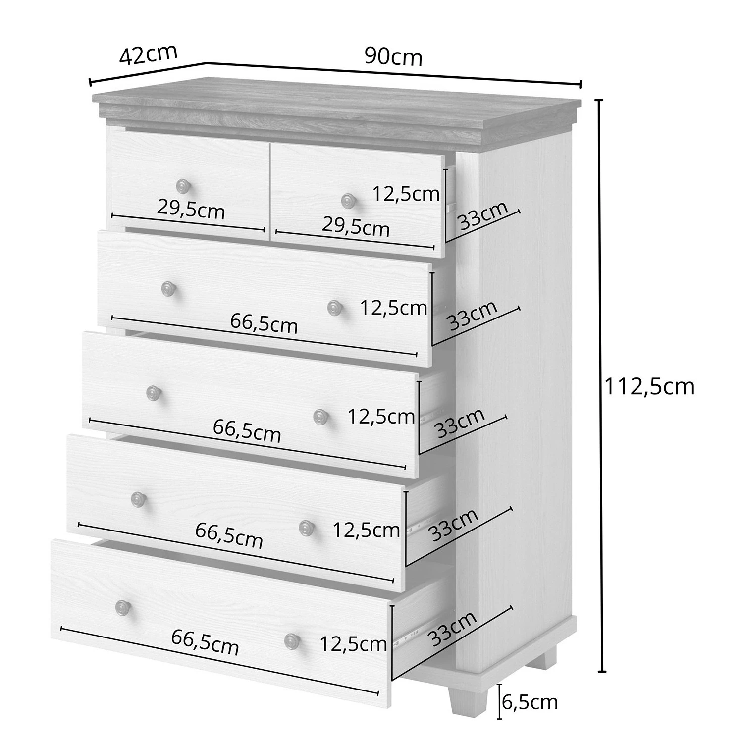Loftscape Kommode Emmanuela - Dunkelgrün - 6 5 Loftscape Kommode Emmanuela - Dunkelgrün - 6 – Bild 5