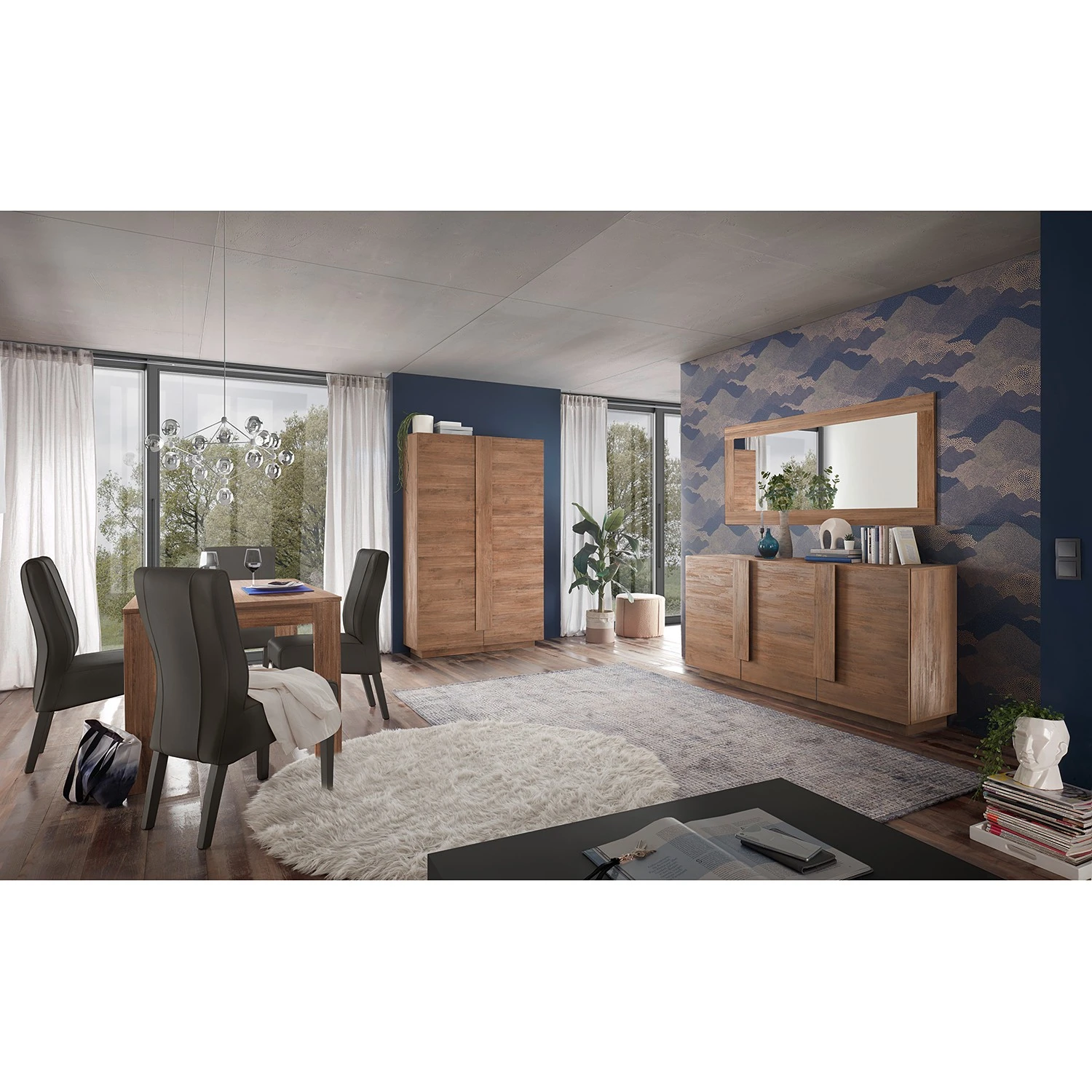 LC Spa Sideboard Jupiter III - Kirschbaum Dekor 4 LC Spa Sideboard Jupiter III - Kirschbaum Dekor – Bild 4