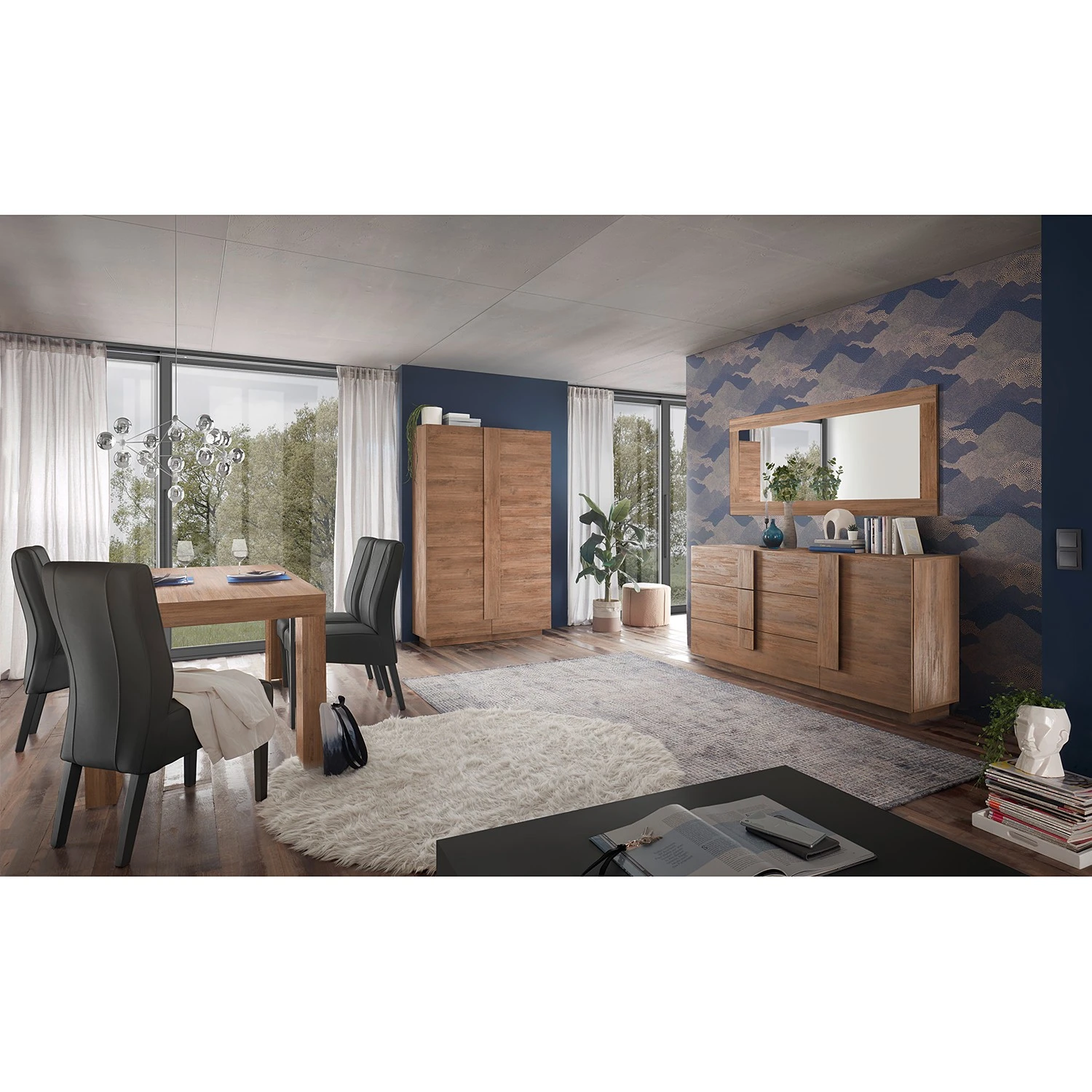 LC Spa Sideboard Jupiter IV - Kirschbaum Dekor 5 LC Spa Sideboard Jupiter IV - Kirschbaum Dekor – Bild 5