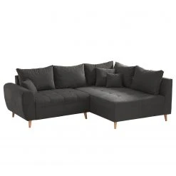 Mørteens Ecksofa Capstone - Samt Rosor: Basalt - Ottomane davorstehend rechts - Mit Hocker -Wohnzimmermöbel boutique en ligne 1000336712 220301 040 DETAILS P000000001000336712