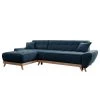 Norrwood Ecksofa Surribas - Webstoff Lark: Dunkelblau