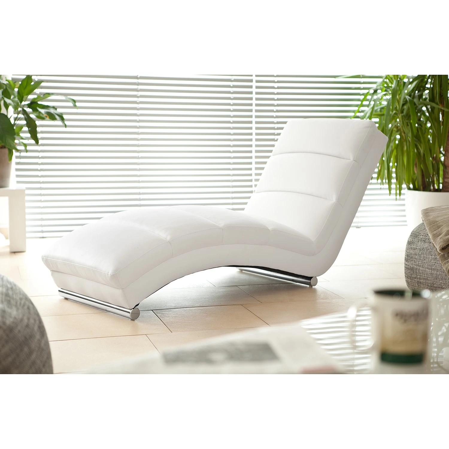 Loftscape Relaxliege Bubblegum - Weiß 2 Loftscape Relaxliege Bubblegum - Weiß – Bild 2