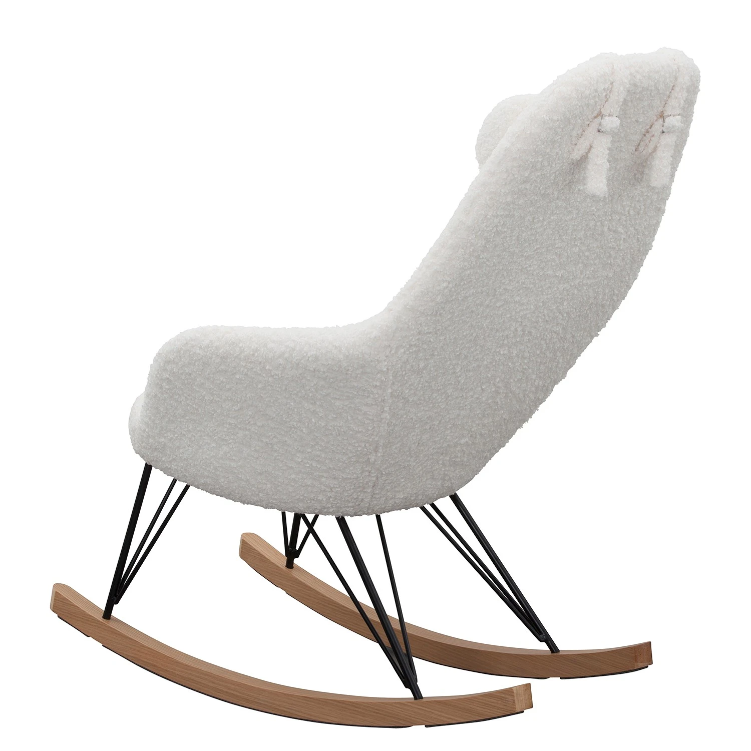 Naturoo Schaukelstuhl Newman - Teddyfell - Weiß 6 Naturoo Schaukelstuhl Newman - Teddyfell - Weiß – Bild 6