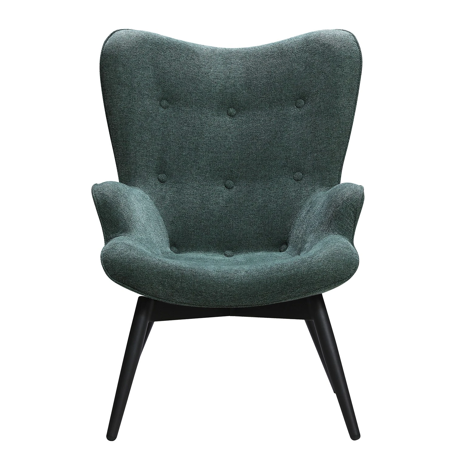 Norrwood Sessel Pattani I - Strukturstoff - Tannengrün 3 Norrwood Sessel Pattani I - Strukturstoff - Tannengrün – Bild 3