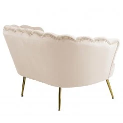 Norrwood Sofa Ralemo (2,5-Sitzer) - Samt - Creme -Wohnzimmermöbel boutique en ligne 1000339524 220329 040 DETAILS P000000001000339524