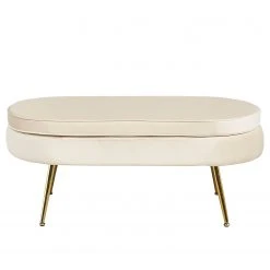 Norrwood Polsterhocker Ralemo - Samt - Creme -Wohnzimmermöbel boutique en ligne 1000339542 220329 030 DETAILS P000000001000339542