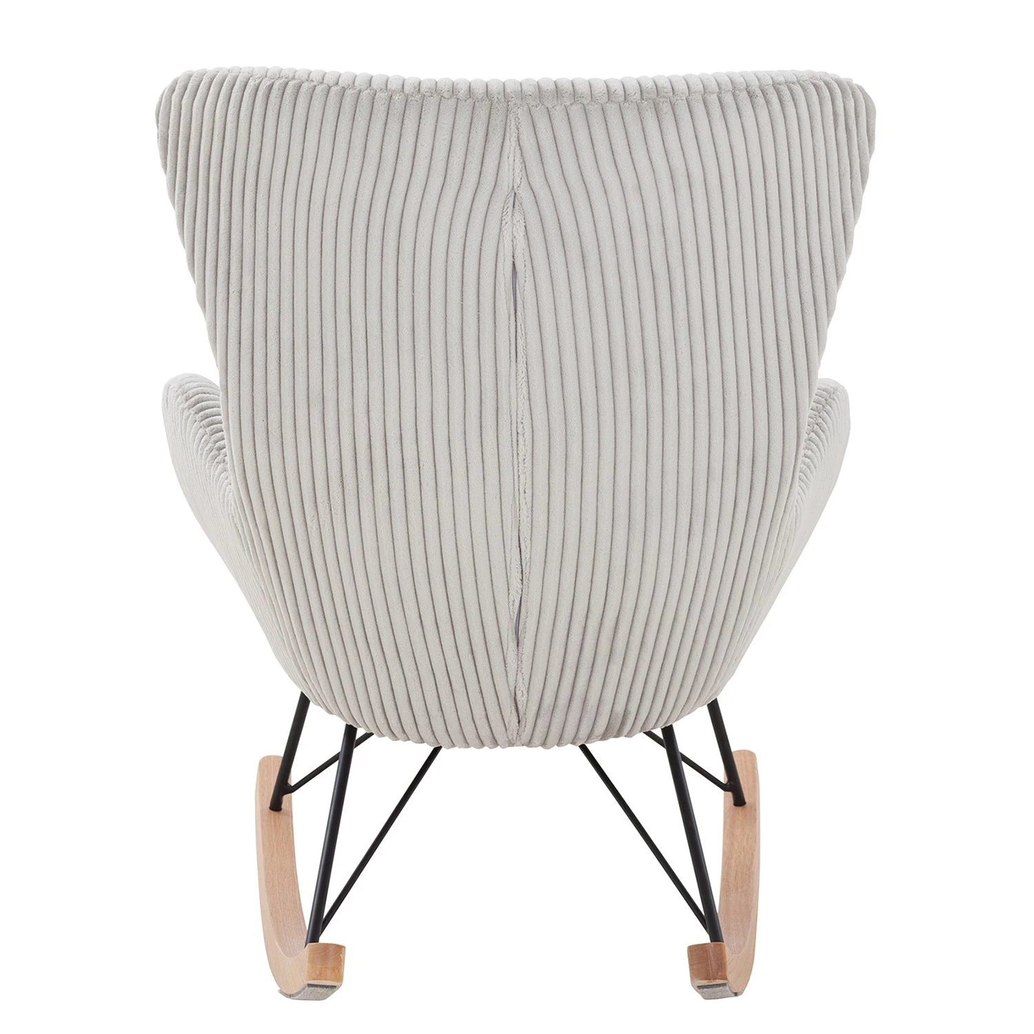 Naturoo Schaukelstuhl Shirali - Cord - Grau 5 Naturoo Schaukelstuhl Shirali - Cord - Grau – Bild 5