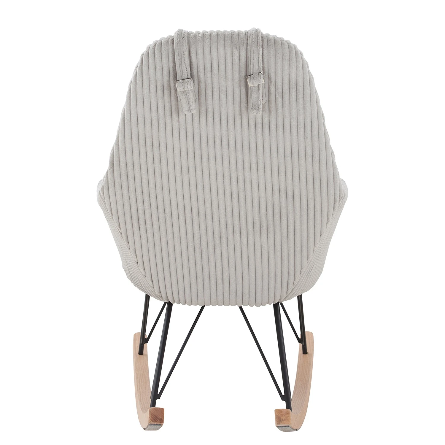 Norrwood Schaukelstuhl Silvassa - Cord - Grau 5 Norrwood Schaukelstuhl Silvassa - Cord - Grau – Bild 5