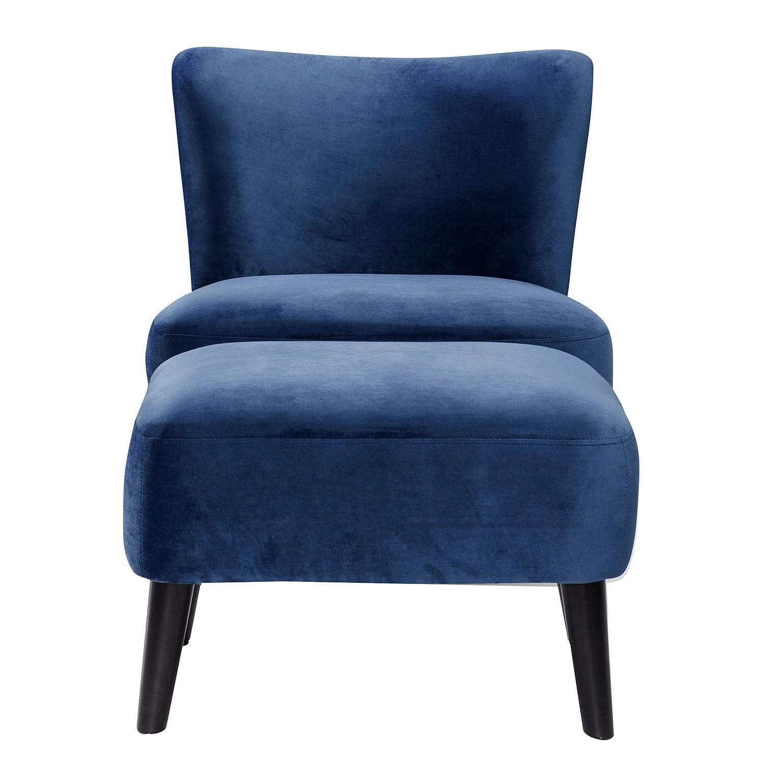 Norrwood Sessel Entremont - Samt - Blau 2 Norrwood Sessel Entremont - Samt - Blau – Bild 2