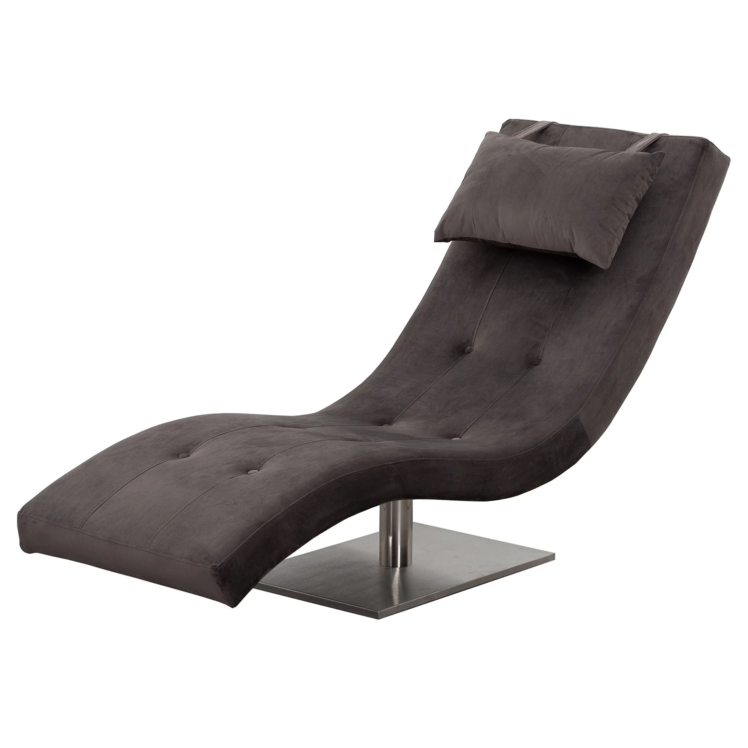 Loftscape Relaxliege Motiv - Samt - Taupe 1 Loftscape Relaxliege Motiv - Samt - Taupe