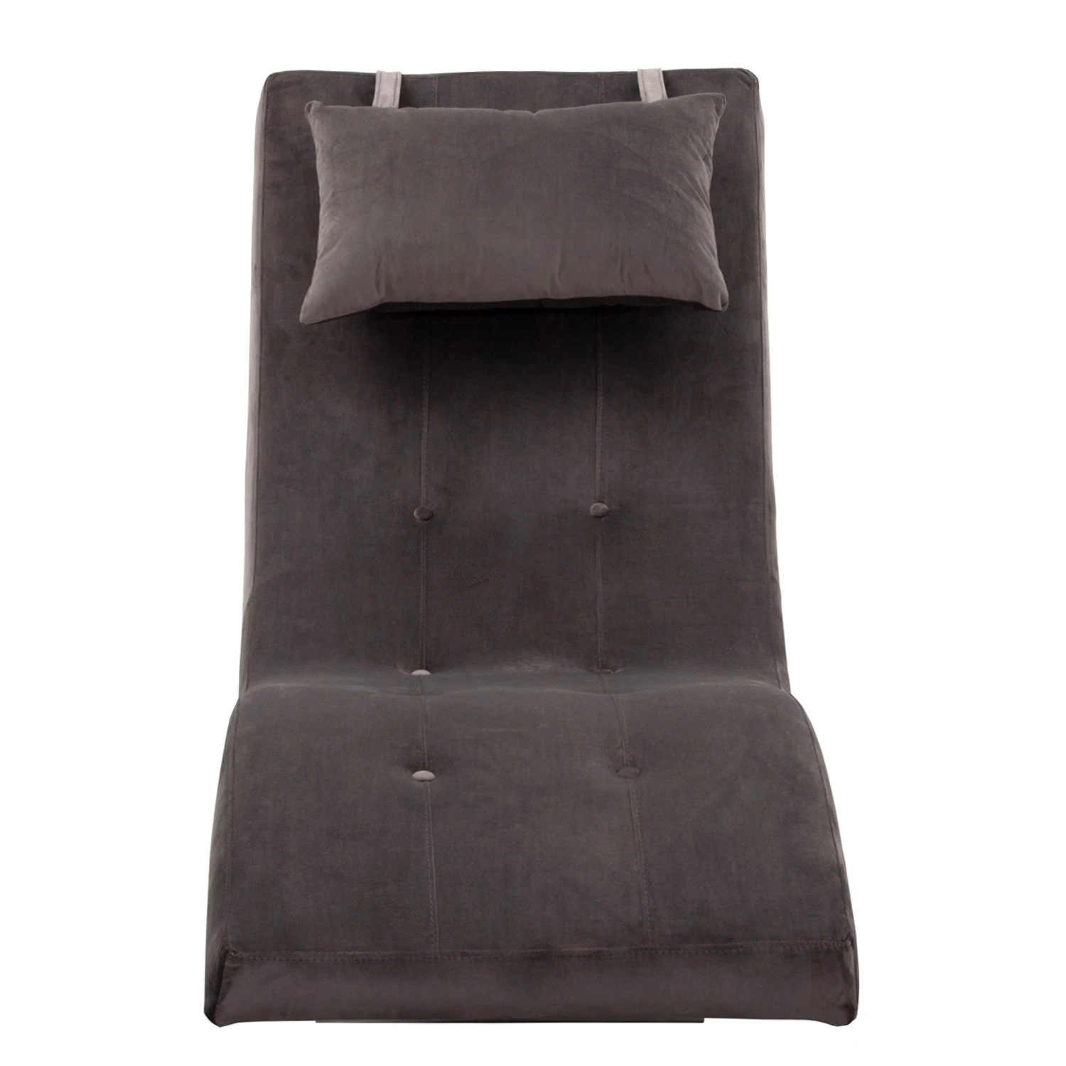 Loftscape Relaxliege Motiv - Samt - Taupe 3 Loftscape Relaxliege Motiv - Samt - Taupe – Bild 3