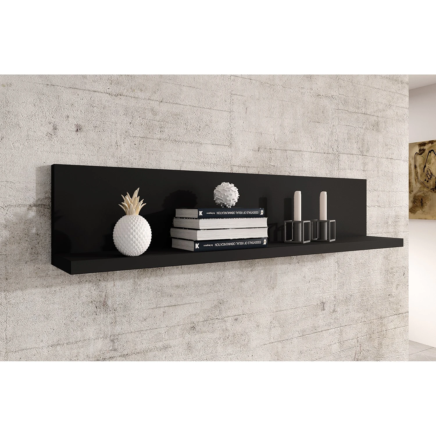 Loftscape Wandboard Littor - Inkl. Beleuchtung - Schwarz 2 Loftscape Wandboard Littor - Inkl. Beleuchtung - Schwarz – Bild 2