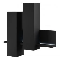 Loftscape Hängeschrank Littor - Inkl. Beleuchtung - Schwarz