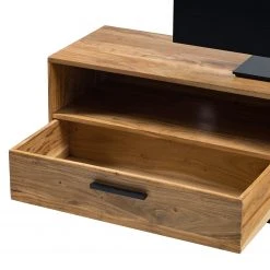 Ars manufacti TV-Lowboard Woodson V - Akazie massiv / Metall - Akazie Hellbraun -Wohnzimmermöbel boutique en ligne 1000339799 220311 045 DETAILS P000000001000339799