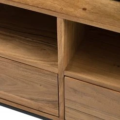 Ars manufacti TV-Lowboard Woodson V - Akazie massiv / Metall - Akazie Hellbraun -Wohnzimmermöbel boutique en ligne 1000339799 220311 055 DETAILS P000000001000339799