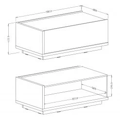 Loftscape Couchtisch Lahntal - Hochglanz Weiß / Risseiche Dekor 9 Loftscape Couchtisch Lahntal - Hochglanz Weiß / Risseiche Dekor -Wohnzimmermöbel boutique en ligne 1000339979 220317 500 SKETCH DETAILS P000000001000339979 sketch