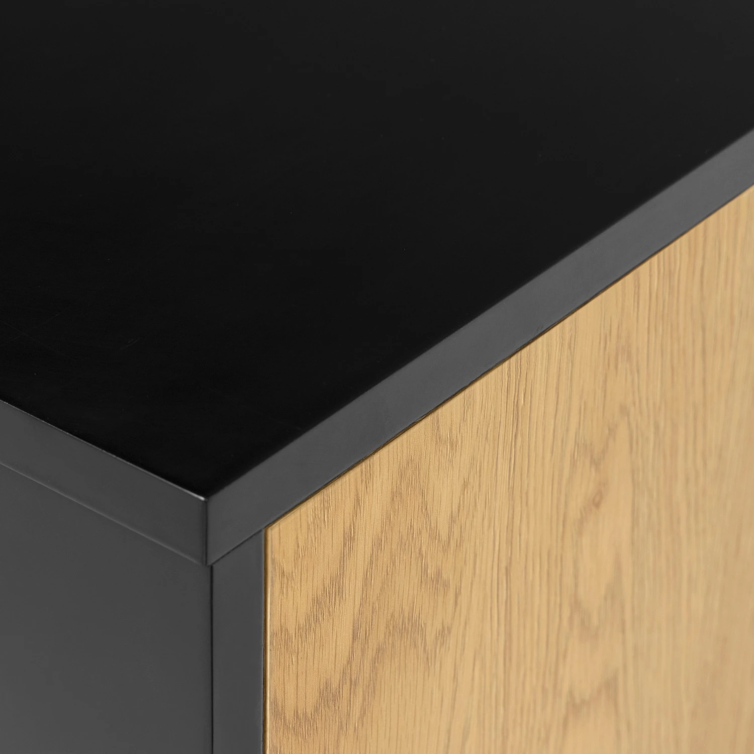 Red Living Sideboard Coogee III - Eiche Dekor / Schwarz 8 Red Living Sideboard Coogee III - Eiche Dekor / Schwarz – Bild 8