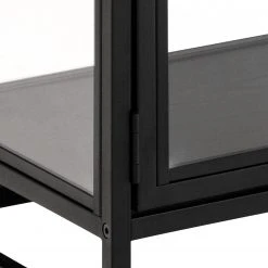 Red Living Sideboard Coogee IV - Glas / Metall - Schwarz -Wohnzimmermöbel boutique en ligne 1000340385 220318 060 DETAILS P000000001000340385