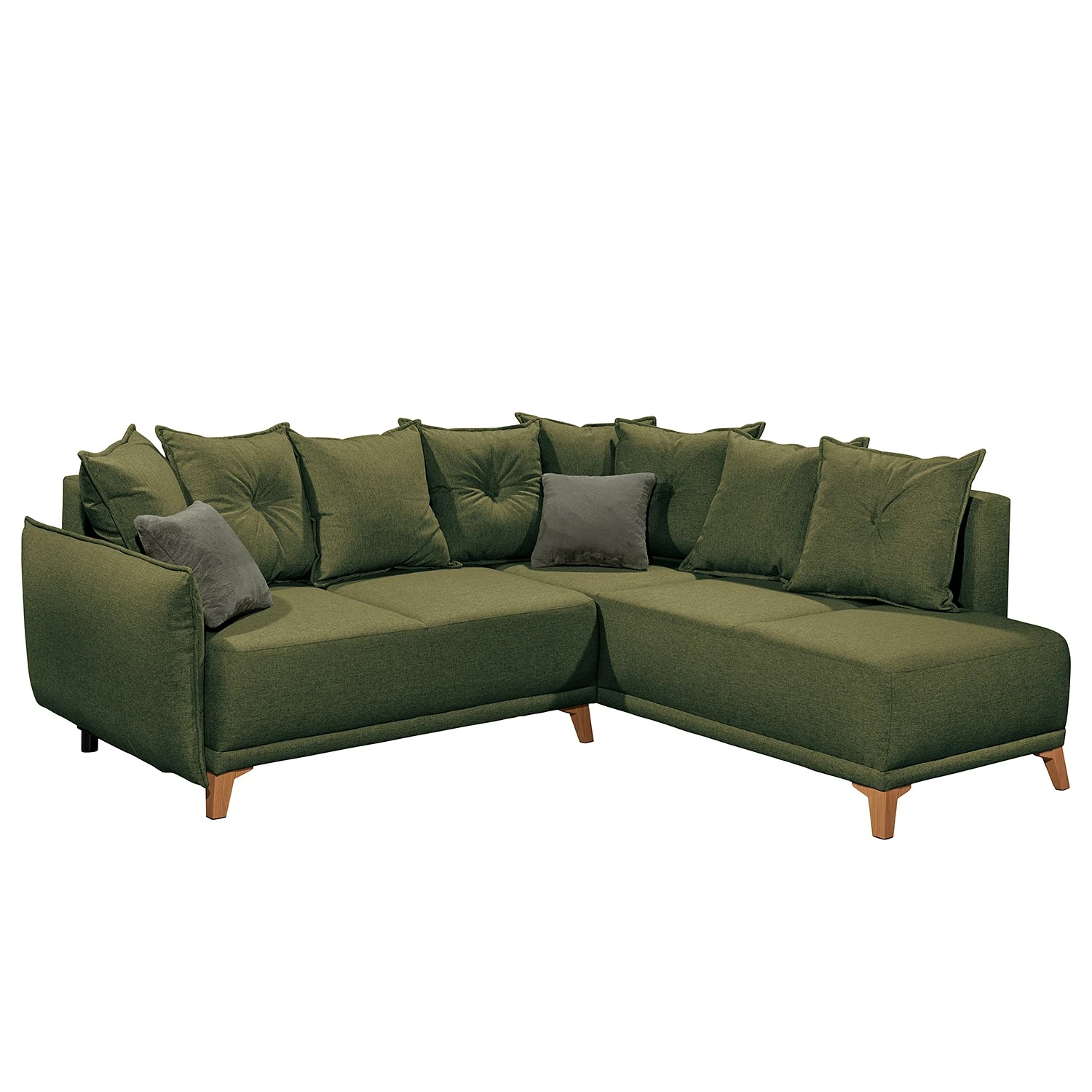 Mørteens Ecksofa Rutherford II - Webstoff Denga / Microfaser Laci: Antikgrün / Grün - Ottomane beidseitig montierbar 4 Mørteens Ecksofa Rutherford II - Webstoff Denga / Microfaser Laci: Antikgrün / Grün - Ottomane beidseitig montierbar – Bild 4