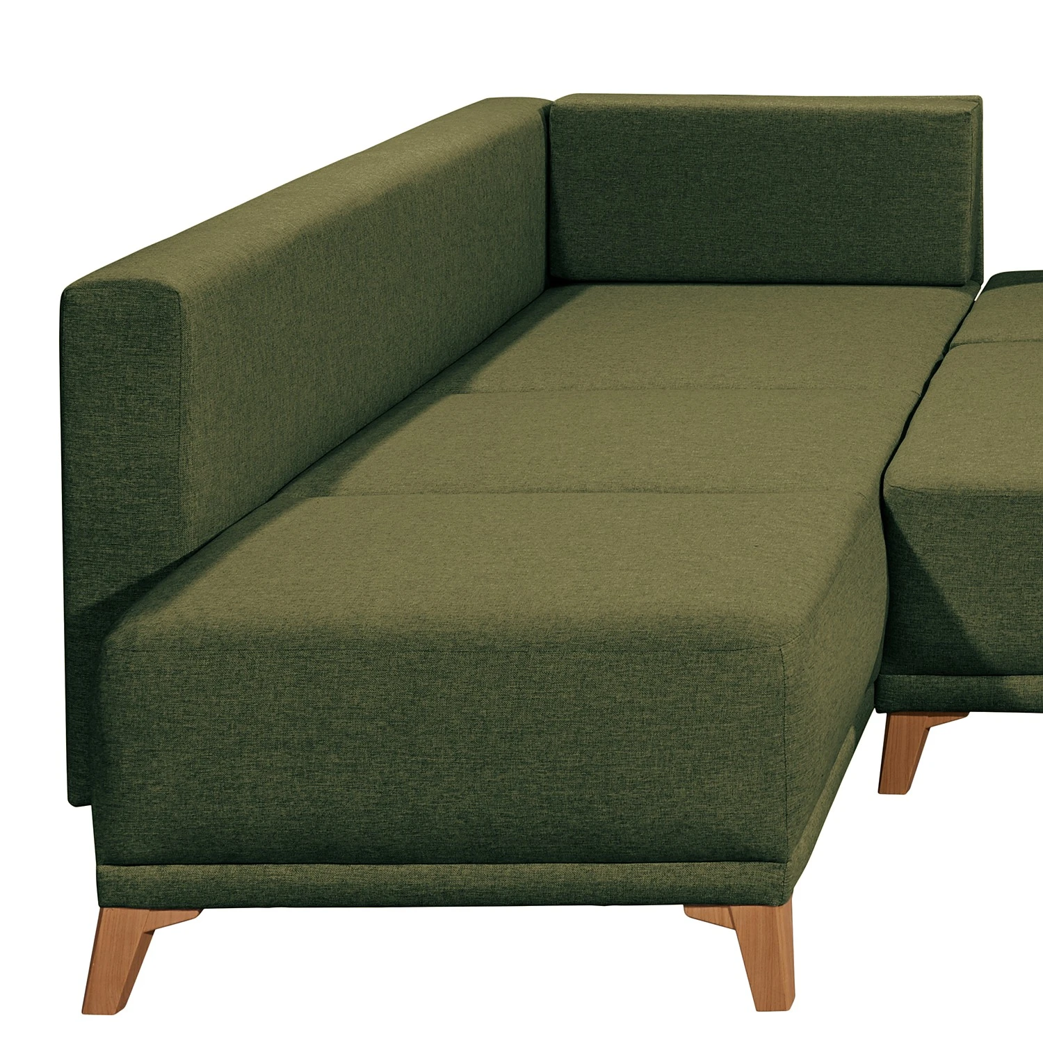 Mørteens Ecksofa Rutherford II - Webstoff Denga / Microfaser Laci: Antikgrün / Grün - Ottomane beidseitig montierbar 8 Mørteens Ecksofa Rutherford II - Webstoff Denga / Microfaser Laci: Antikgrün / Grün - Ottomane beidseitig montierbar – Bild 8