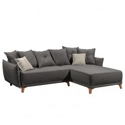 Norrwood Ecksofa Rutherford I - Webstoff Denga / Microfaser Laci: Graphit / Silber - Longchair beidseitig montierbar -Wohnzimmermöbel boutique en ligne 1000340480 220513 040 DETAILS P000000001000340480