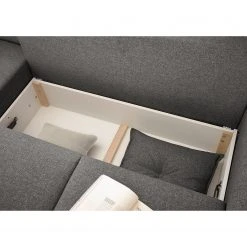 Norrwood Ecksofa Rutherford I - Webstoff Denga / Microfaser Laci: Graphit / Silber - Longchair beidseitig montierbar -Wohnzimmermöbel boutique en ligne 1000340480 220513 070 DETAILS P000000001000340480