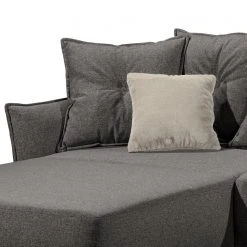 Norrwood Ecksofa Rutherford I - Webstoff Denga / Microfaser Laci: Graphit / Silber - Longchair beidseitig montierbar -Wohnzimmermöbel boutique en ligne 1000340480 220513 100 DETAILS P000000001000340480