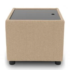 Looks by Wolfgang Joop Polsterhocker Glenrock I - Webstoff Cody: Beige -Wohnzimmermöbel boutique en ligne 1000340493 220512 050 DETAILS P000000001000340493