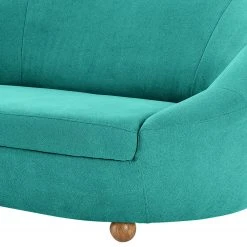 Looks by Wolfgang Joop Sofa Glenrock I (2-Sitzer) - Microfaser Savi: Türkis -Wohnzimmermöbel boutique en ligne 1000340515 220512 060 DETAILS P000000001000340515