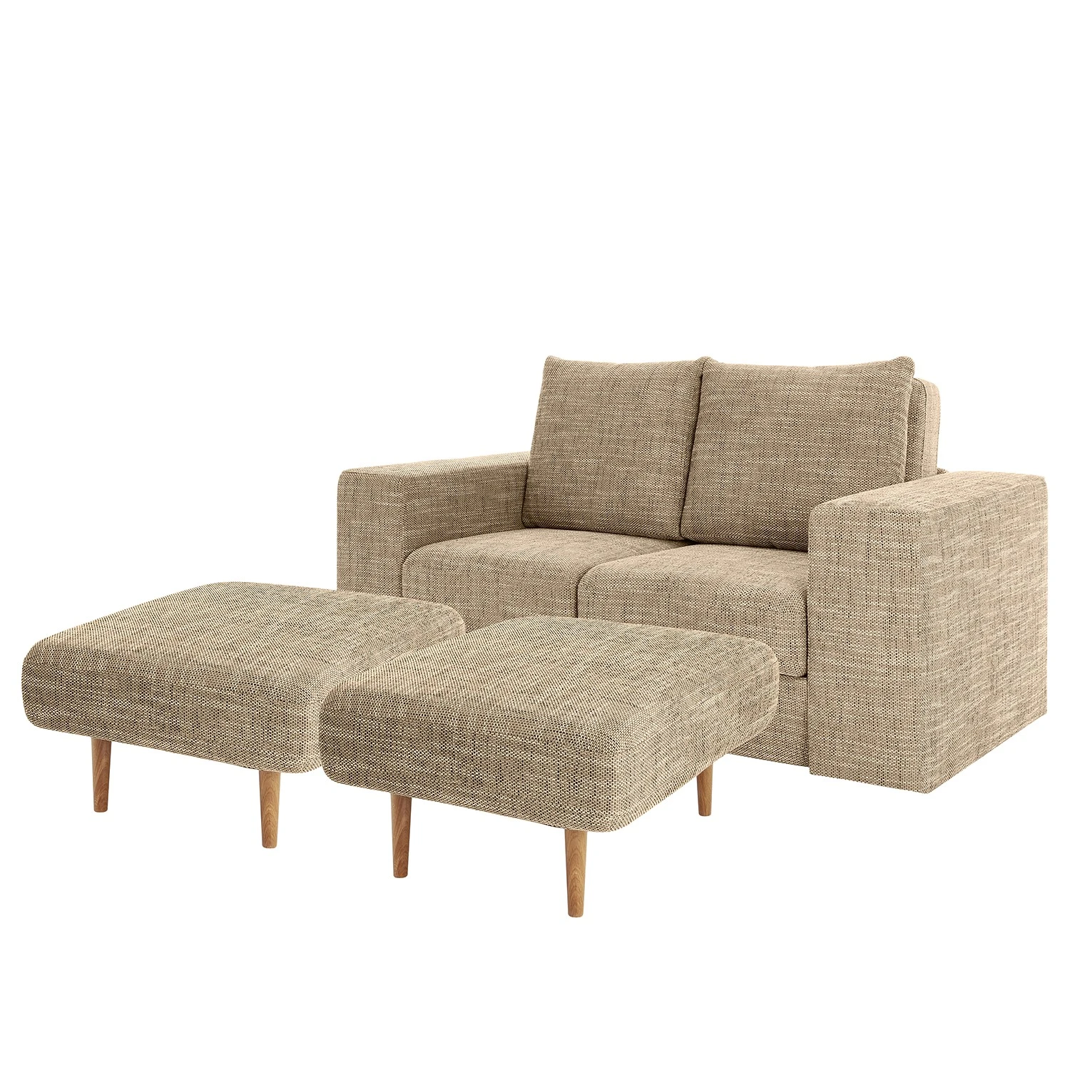 Looks by Wolfgang Joop Sofa Looks-V1 (2-Sitzer) - Webstoff Folmar: Karamell - Breite: 172 cm 1 Looks by Wolfgang Joop Sofa Looks-V1 (2-Sitzer) - Webstoff Folmar: Karamell - Breite: 172 cm