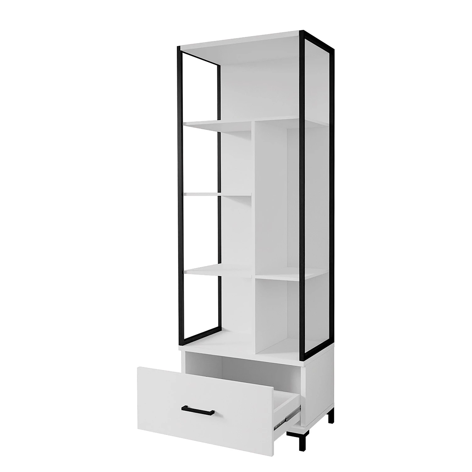 Red Living Büroregal Roslin - Weiß 4 Red Living Büroregal Roslin - Weiß – Bild 4