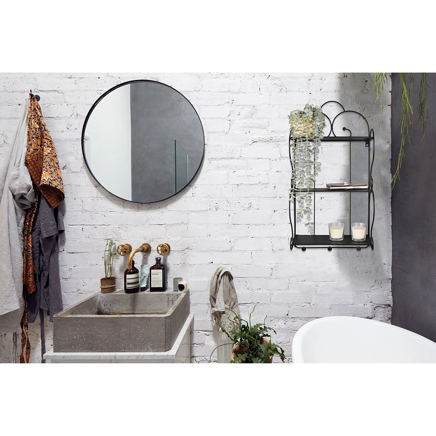 Loftscape Wandregal Konstanze - Metall - Schwarz 4 Loftscape Wandregal Konstanze - Metall - Schwarz – Bild 4