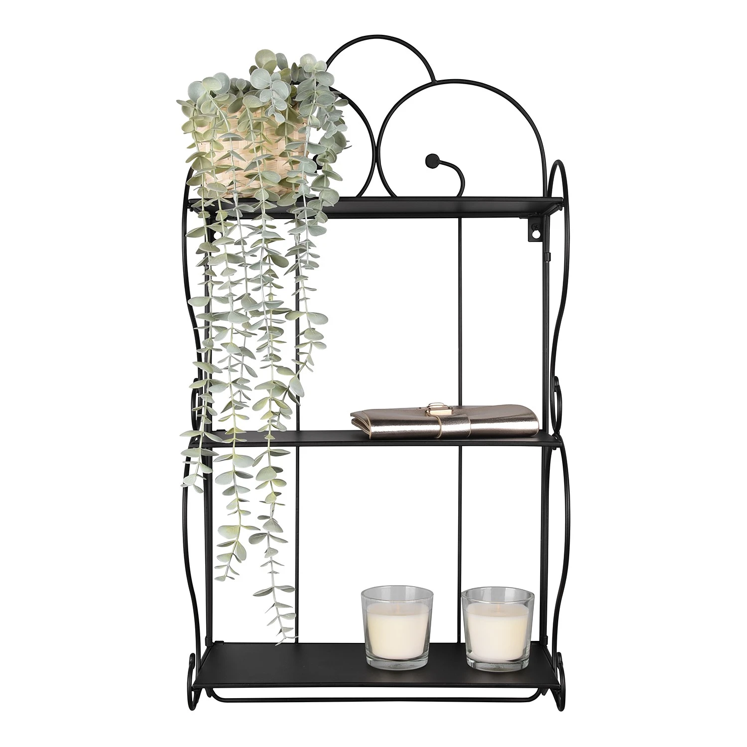 Loftscape Wandregal Konstanze - Metall - Schwarz 6 Loftscape Wandregal Konstanze - Metall - Schwarz – Bild 6