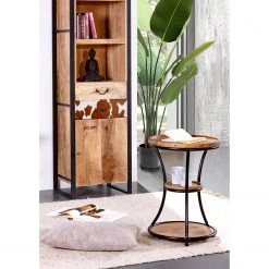 Red Living Beistelltisch Ugo I - Mango massiv / Metall - Mango / Schwarz -Wohnzimmermöbel boutique en ligne 1000341955 220331 021 MOOD DETAILS P000000001000341955 mood