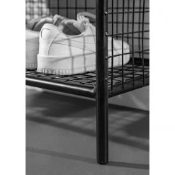 Red Living Schuhregal Ugo - Mango massiv / Metall - Mango / Schwarz -Wohnzimmermöbel boutique en ligne 1000341958 220331 037 DETAILS P000000001000341958