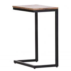 Red Living Beistelltisch Ugo II - Mango massiv / Metall - Mango / Schwarz