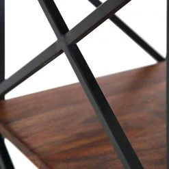 Red Living Regal Ugo II - Mango massiv / Metall - Mango / Schwarz -Wohnzimmermöbel boutique en ligne 1000341970 220331 040 DETAILS P000000001000341970