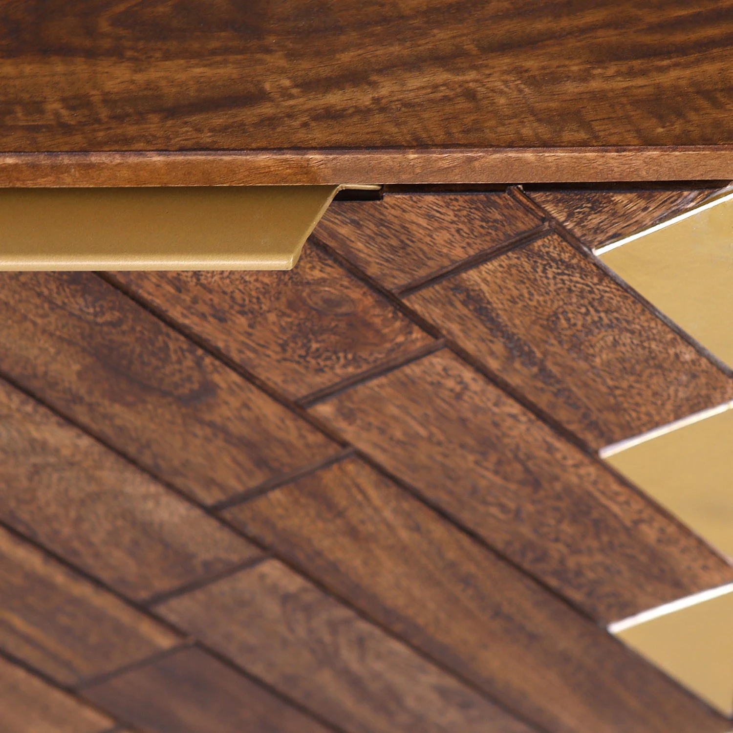 Red Living Beistelltisch Nook - Mango massiv / Metall - Mango / Gold 5 Red Living Beistelltisch Nook - Mango massiv / Metall - Mango / Gold – Bild 5