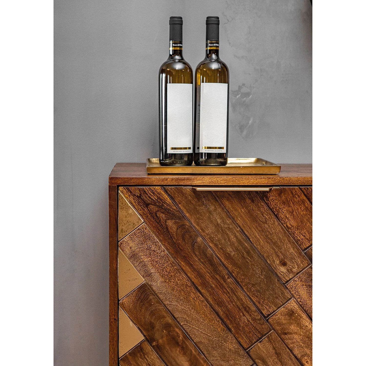 Red Living Beistelltisch Nook - Mango massiv / Metall - Mango / Gold 9 Red Living Beistelltisch Nook - Mango massiv / Metall - Mango / Gold – Bild 9