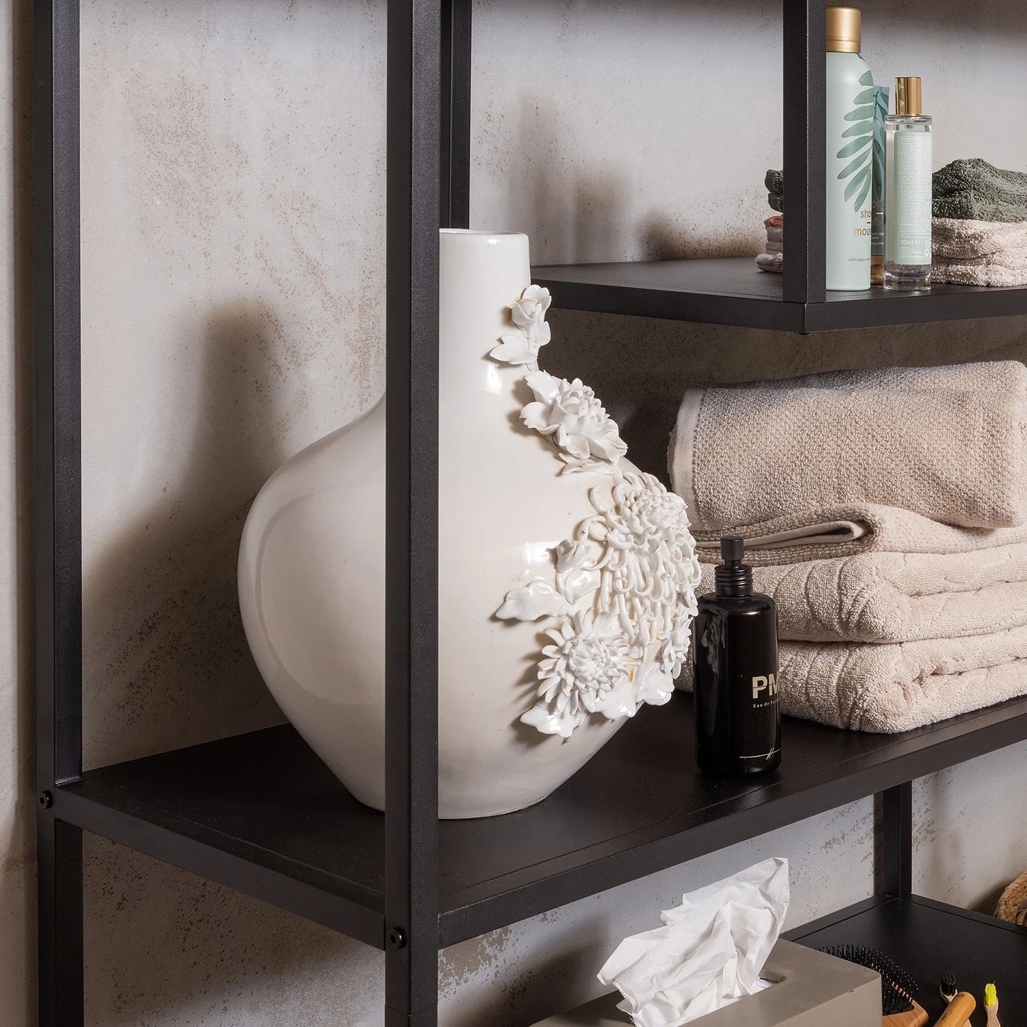 Red Living Regal Vallvik II - Metall - Schwarz 4 Red Living Regal Vallvik II - Metall - Schwarz – Bild 4