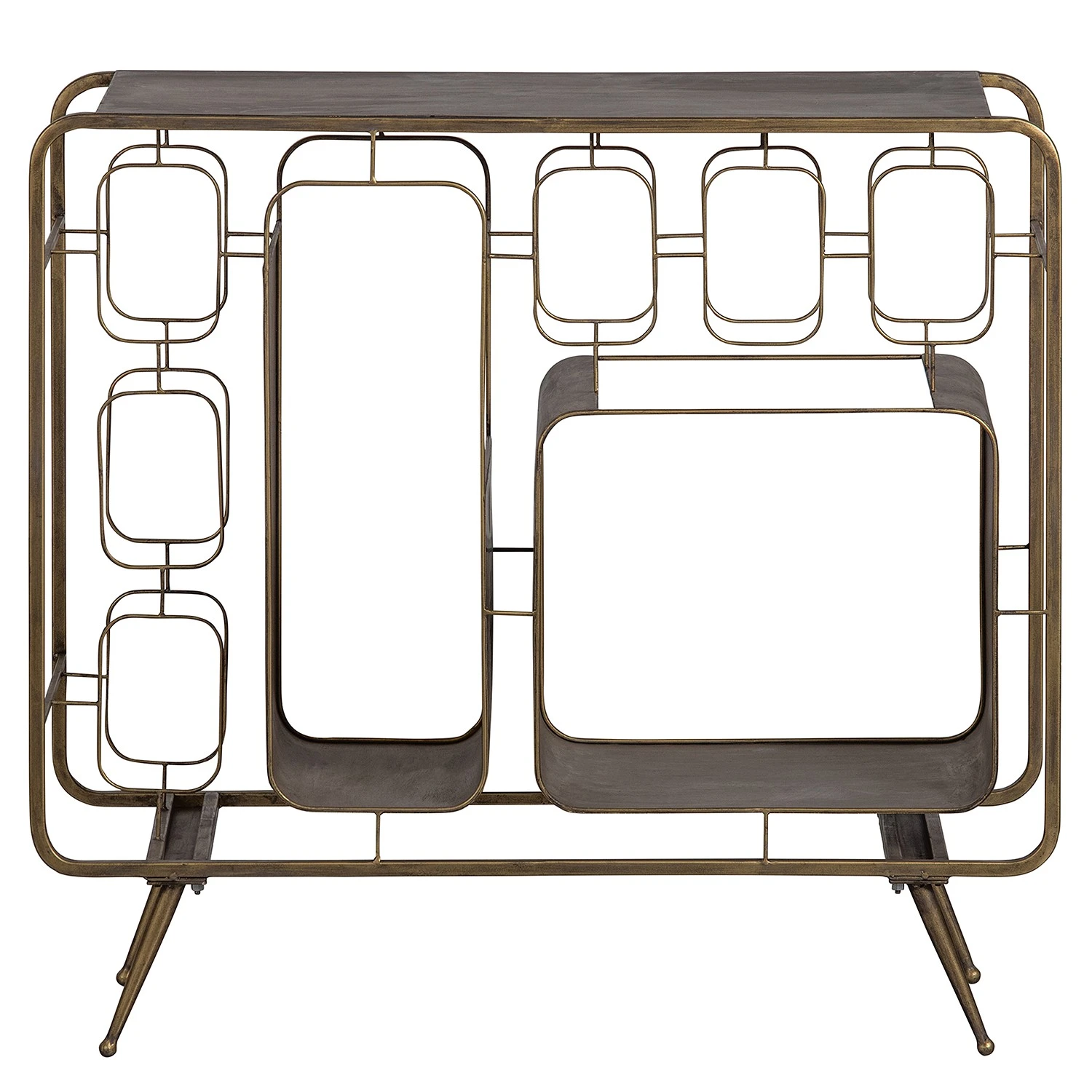 Red Living Weinregal Shiny - Metall - Messing 4 Red Living Weinregal Shiny - Metall - Messing – Bild 4