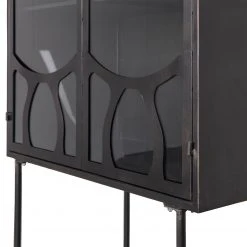 Red Living Vitrinenschrank Rustique - Metall - Antik Schwarz -Wohnzimmermöbel boutique en ligne 1000342085 220401 070 DETAILS P000000001000342085