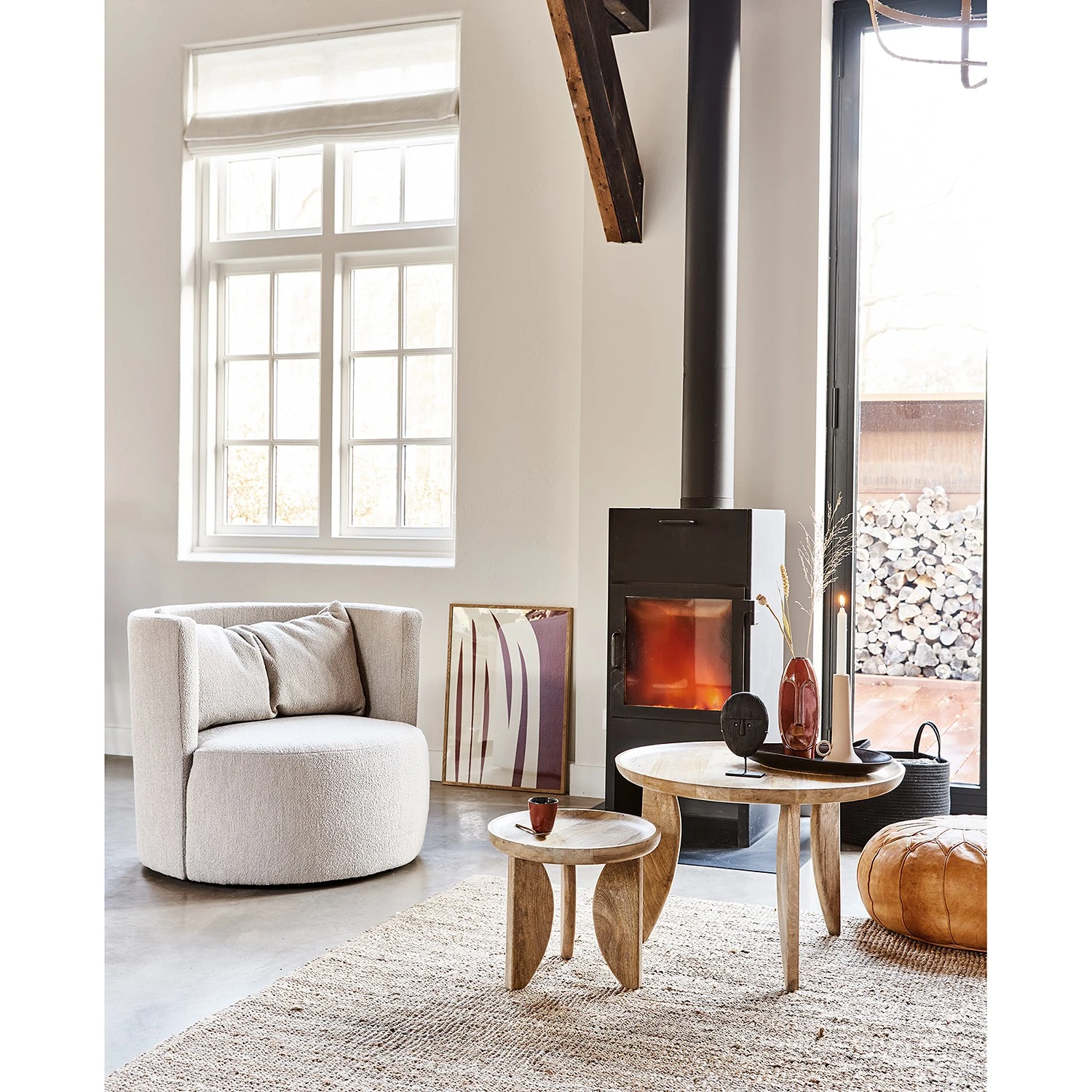 Naturoo Couchtisch Strup (2er-Set) - Mango massiv 2 Naturoo Couchtisch Strup (2er-Set) - Mango massiv – Bild 2