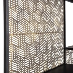 Red Living Regal Quito - Metall - Antik Messing / Schwarz -Wohnzimmermöbel boutique en ligne 1000342095 220401 060 DETAILS P000000001000342095