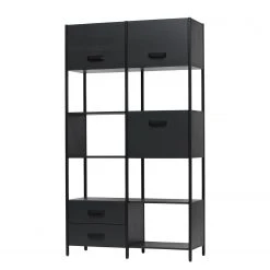 Red Living Regal Sarhua - Kiefer massiv / Metall - Kiefer Schwarz / Schwarz