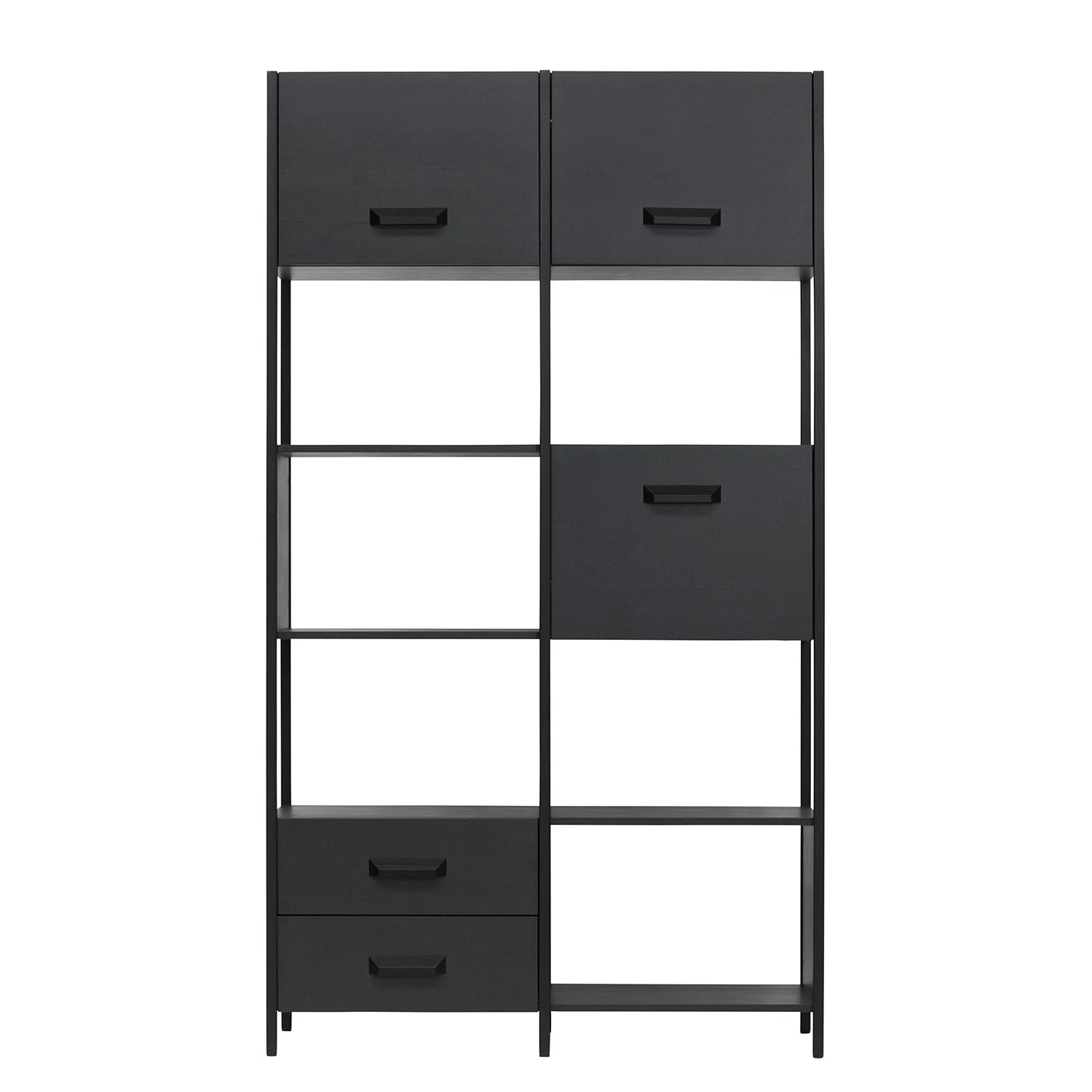 Red Living Regal Sarhua - Kiefer massiv / Metall - Kiefer Schwarz / Schwarz 4 Red Living Regal Sarhua - Kiefer massiv / Metall - Kiefer Schwarz / Schwarz – Bild 4