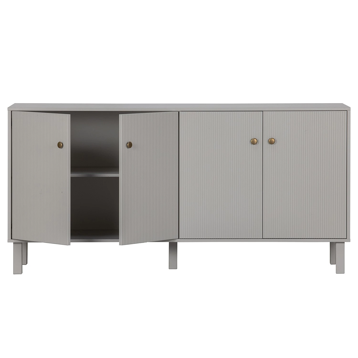 Ridgevalley Sideboard Rimas - Pinie massiv - Hellgrau 5 Ridgevalley Sideboard Rimas - Pinie massiv - Hellgrau – Bild 5