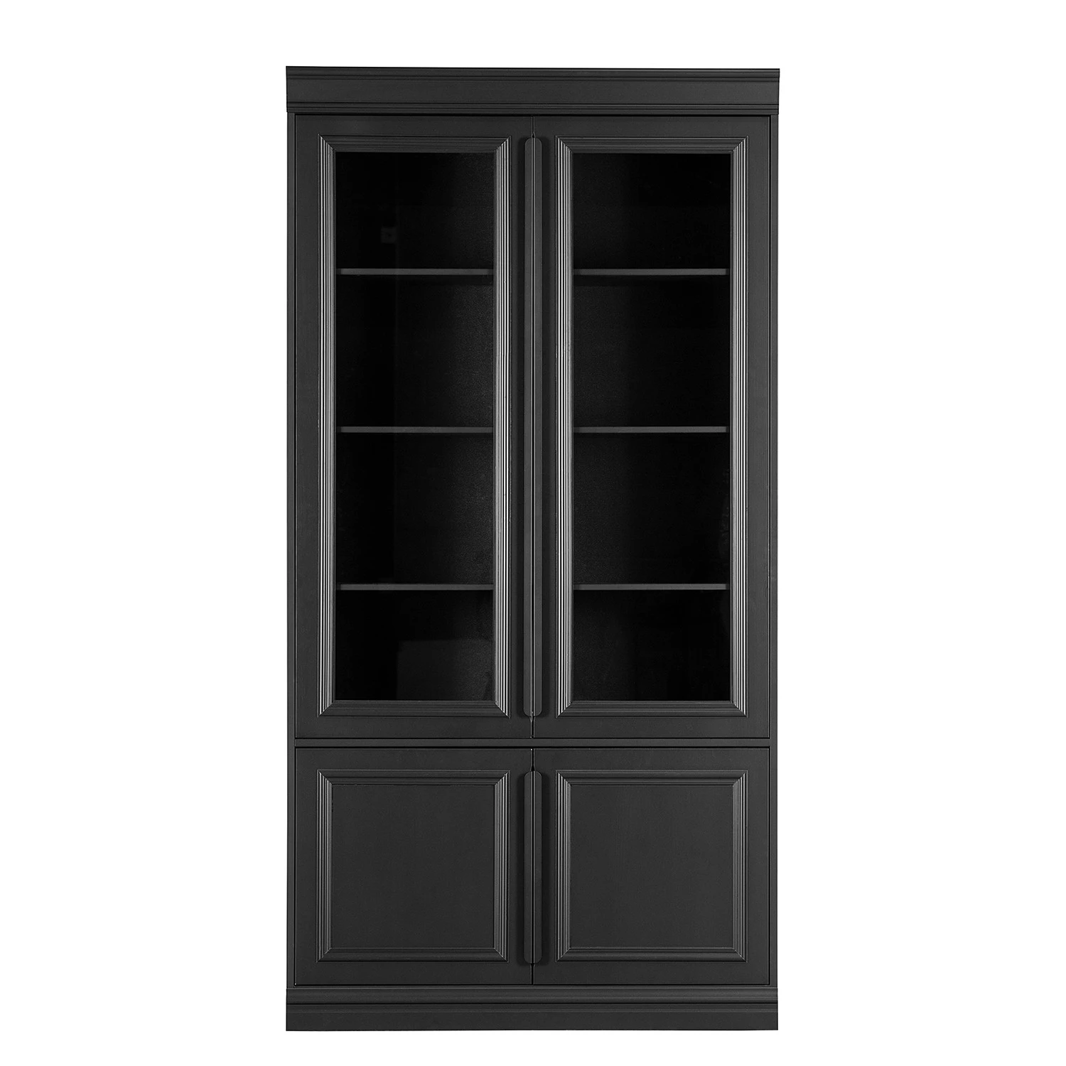 Red Living Vitrinenschrank Shady - Kiefer massiv - Schwarz 5 Red Living Vitrinenschrank Shady - Kiefer massiv - Schwarz – Bild 5