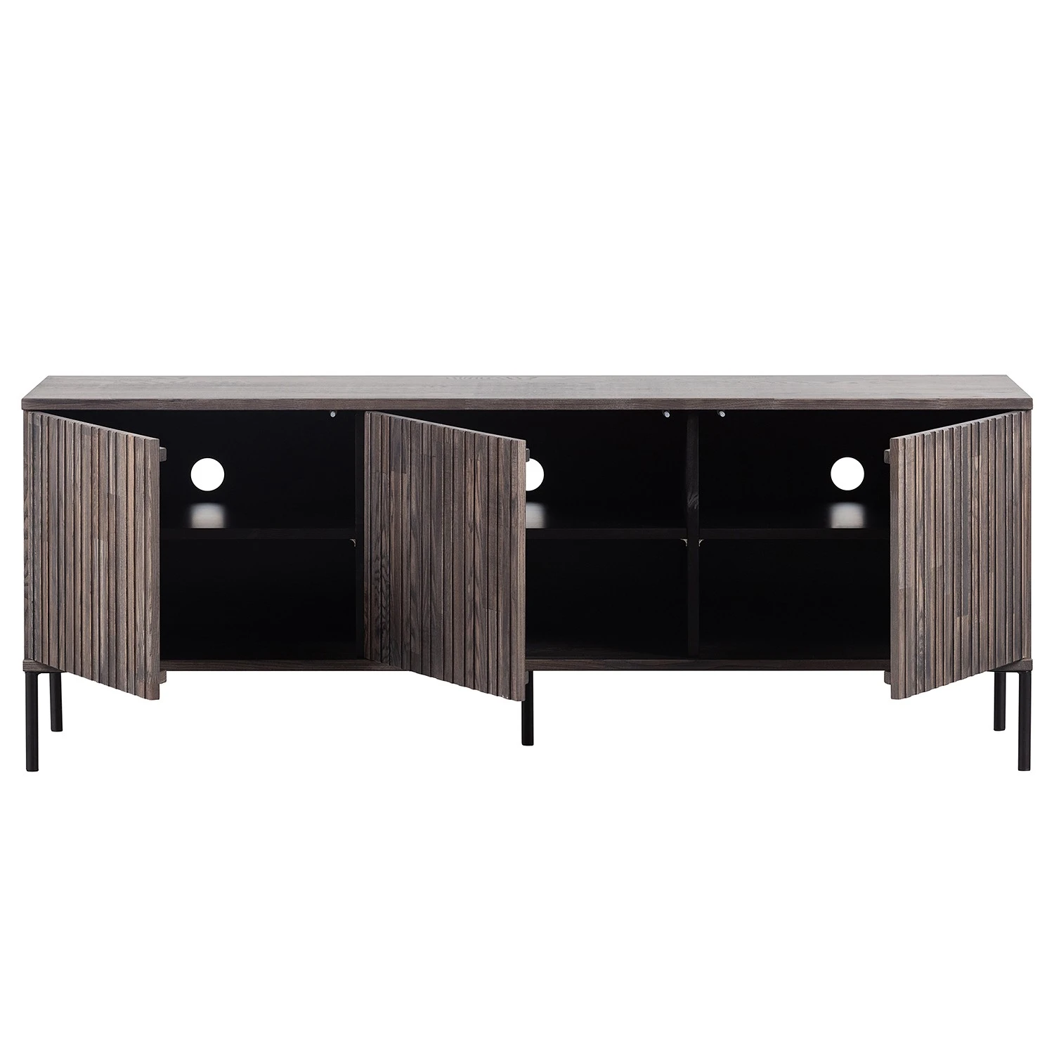 Naturoo Sideboard Woodrow II - Esche Dunkel 4 Naturoo Sideboard Woodrow II - Esche Dunkel – Bild 4